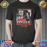 Rob zombie halloween horror movie band black metal rock retro art shirt