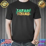 SafarI squad jungle zoo african animal lover family matching shirt