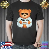Saint Lucian Souvenir Teddy With Bare Kal Text T-Shirt