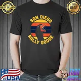 San Diego Rally Goose Symbol Football Vintage Sunset T-Shirt