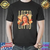 Sexy latto photo with text gold shirt