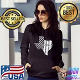 Shark tank home usa flag retro art s Hoodie