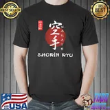 Shorin Ryu Karate Japanese Calligraphy Martial Arts Group T-Shirt