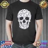 Skull Boo Ghost Halloween Costume T-Shirt