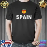 Spain soccer fans jersey spainish flag Football lovers shirt
