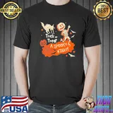 Spooky halloween halloween horror nights trick r treat skeleton pumpkin retro art shirt