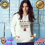Stepdad this my scared pumkin halloween retro art s Hoodie
