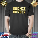 The bronze bomber deontay wilder boxing gold shirt