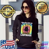 This Girl Runs On Jesus And Ladybugs Insect Ladybugs Tye Die T-Shirt Hoodie