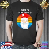 This Is Hoo Sheet Santa Clause Vintage Vhristmas Costume T-Shirt