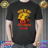 This Is My Halloween Costume Spooky Pumpkin And Haunted-House T-Shirt