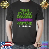 This Is My Lazy Zoologist Halloween Costume T-Shirt