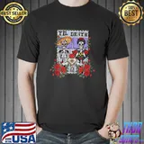 Til Death Dia De Los Muertos Skeleton Skull Day Of The Death Rose Flower T-Shirt