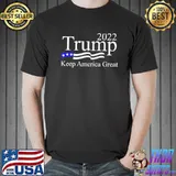 Trump 2022 keep America great usa flag shirt