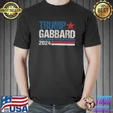 Trump Gabbard 2024 Vintage Distressed Trump Gabbard 2024 T-Shirt