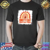 Unity Day Orange Kindness Takes Courage Unity Day Rainbow T-Shirt