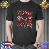 Valentines Day Heart Baseball Hitter Pitcher T-Shirt