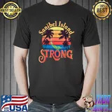 Vintage Sanibel Island Tee Sanibel Island Strong Palms Tree T-Shirt