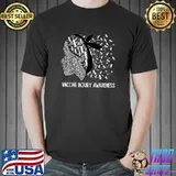 We Wear Black & White For Vaccine Injury Awareness Women T-Shirt