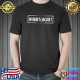 Where's Jackie Saying Election 2024 Stars Red And Blue T-Shirt