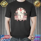 Wild And Free Western Cowgirl Skeleton Dance Little Girl T-Shirt