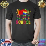 100th Day Of School Aplle Pops Pencil Teachers Child Happy 100 Days T-Shirt