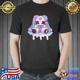 2000s Goth Bunny Cute Creepy Emo Clothes Kawaii Bunny T-Shirt