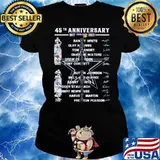 45th Anniversary 1977 29022 Dallas Cowboys Shirt Ladies tee