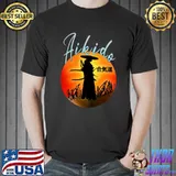 Aikido Japanese Style Martial Artist Jujitsu Judo Japan Vintage T-Shirt