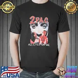Alleyez on me retro design tupac 2pac classic shirt