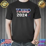 American Flag Trump 2024 Election T-Shirt