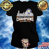American League Houston Astros Champions 2022 Shirt Ladies tee