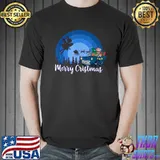 Anti Biden Trump 2024 Xmas Rainbow Vintage Christmas T-Shirt