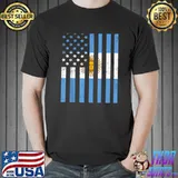 Argentina Soccer Jersey American Flag Football Toddler Boys T-Shirt