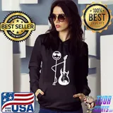 Bass Guitarist Stick Figure Guitar Player Stick Figure T-Shirt Hoodie