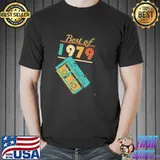 Best of 1979 great 80's vintage retro boombox trending shirt