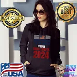 Biden Fetterman 2024 It's A No Brainer I Prefer Mean Tweets American Flag Political Humor T-Shirt Hoodie