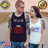 Biden Fetterman 2024 It's A No Brainer I Prefer Mean Tweets American Flag Political Humor T-Shirt Tank Top