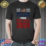 Biden Fetterman 2024 It's A No Brainer I Prefer Mean Tweets American Flag Political Humor T-Shirt