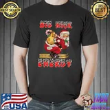 Big Nick Santa With Big Gift Energy Retro Santa Xmas Christmas Trendy 2022 T-Shirt