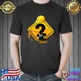 Birthday Boy 2 Years Old Construction Excavator 2nd T-Shirt