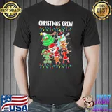 Black african American christmas crew trending shirt