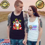 Black African American Santa Claus Christmas Yo Yo Yo T-Shirt Tank Top
