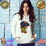 Black Lab Labrador Dog Owners Christmas Xmas Holiday Party T-Shirt Hoodie