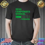 Brazil 'Hexa Campeonato Mundial Carregando' Loading T-Shirt