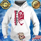 Bulldogs Girl Lip Baseball Shirt Hoodie