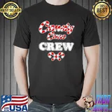 Candy Cane Crew Christmas Candy Lover Matching T-Shirt