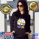 Candy cane frosty the snowman TV show frosty classic s Hoodie