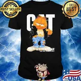 Cat Garfield Caterpillar Today Work Tomorrow World Shirt