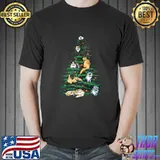 Cats meow christmas tree cat motif cat pet T-Shirt